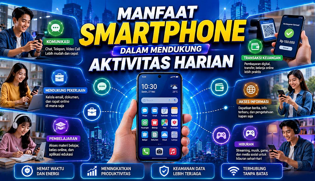Manfaat Smartphone dalam Mendukung Aktivitas Harian