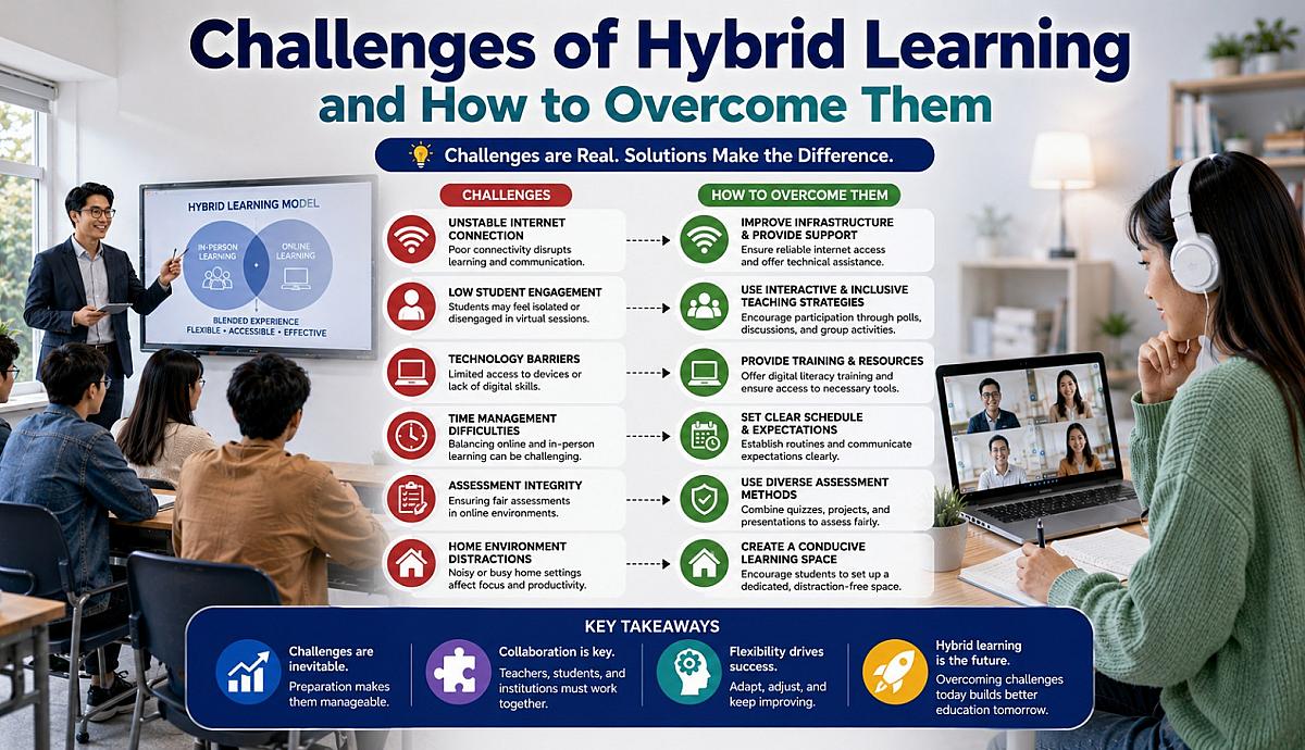 Challenges of Hybrid Learning and How to Overcome Them