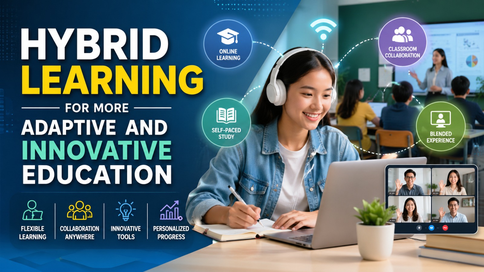 Hybrid Learning for More Adaptive and Innovative Education