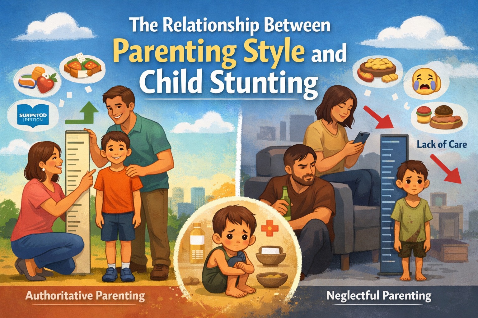 The Relationship Between Parenting Style and Child Stunting