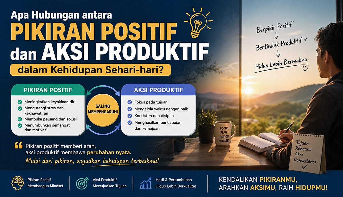 Apa Hubungan antara Pikiran Positif dan Aksi Produktif dalam Kehidupan Sehari-hari?
