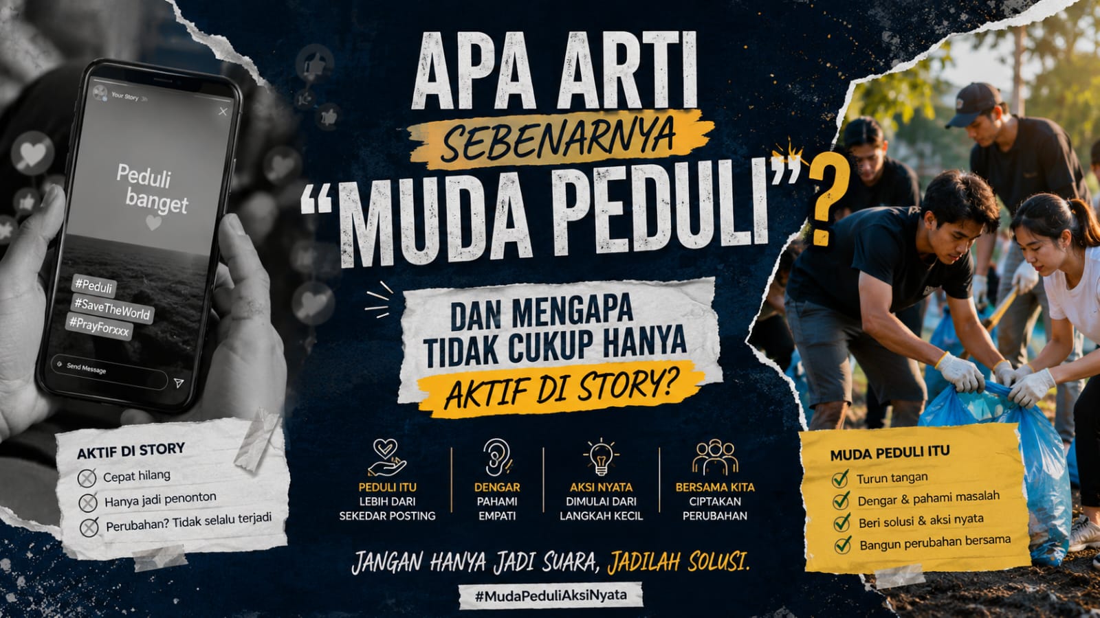Apa Arti Sebenarnya “Muda Peduli” dan Mengapa Tidak Cukup Hanya Aktif di Story?
