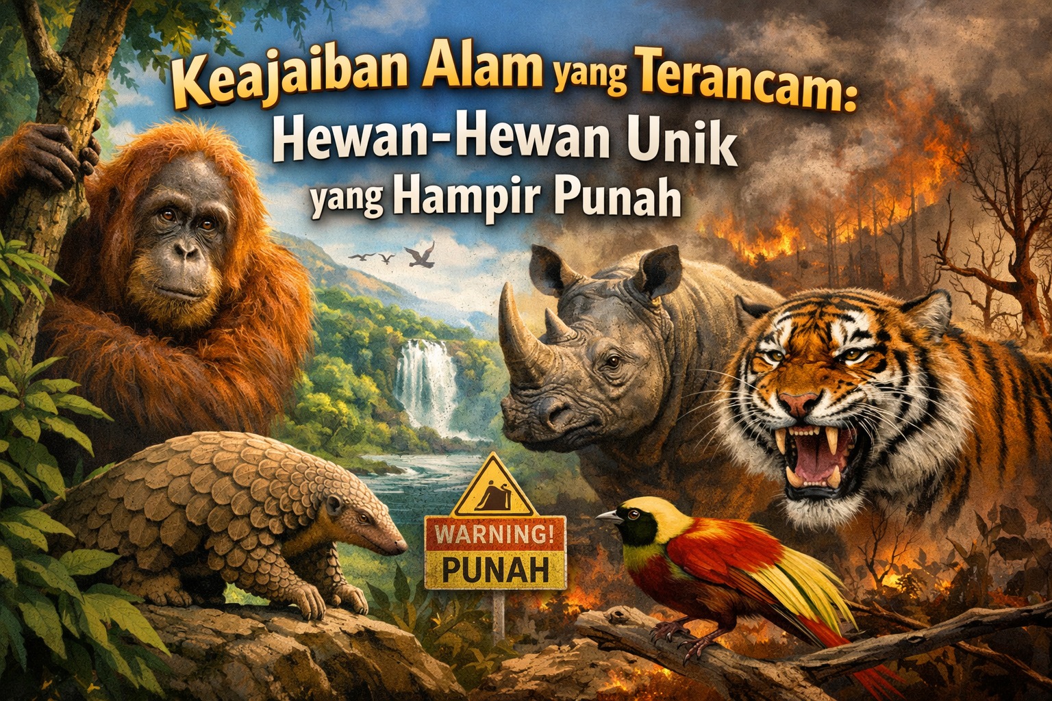 Keajaiban Alam yang Terancam: Hewan-Hewan Unik yang Hampir Punah