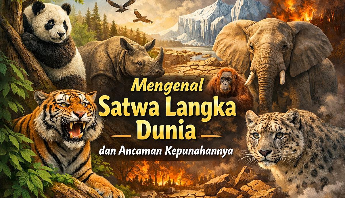 Mengenal Satwa Langka Dunia dan Ancaman Kepunahannya