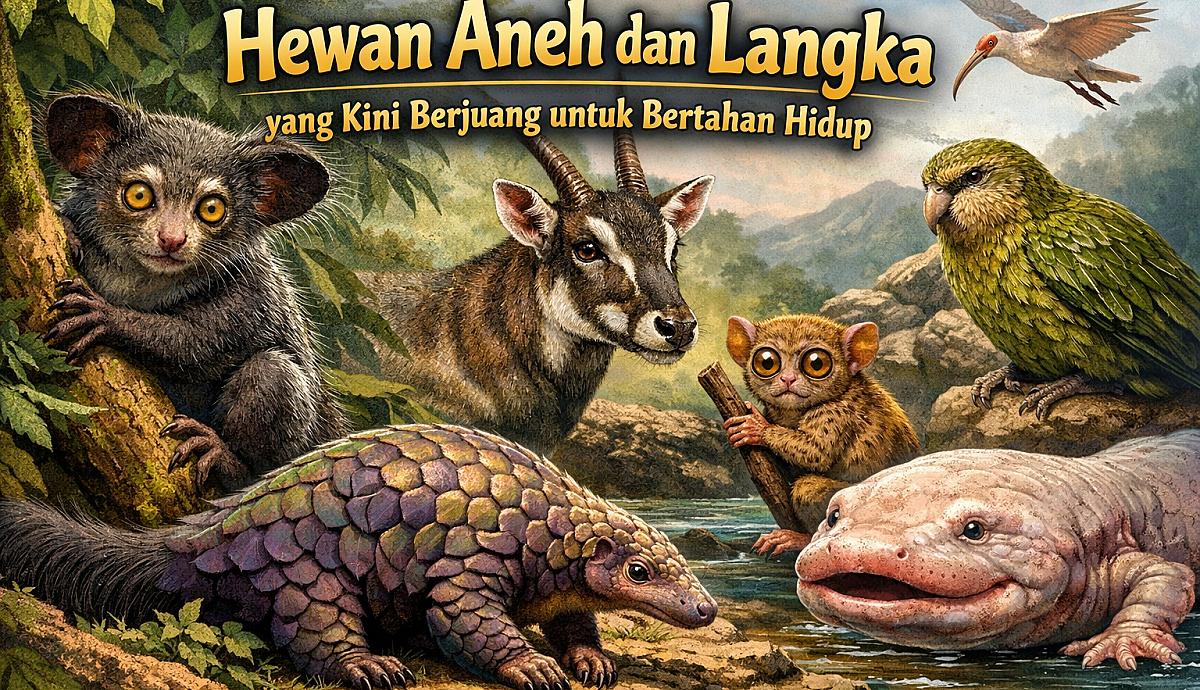 Hewan Aneh dan Langka yang Kini Berjuang untuk Bertahan Hidup