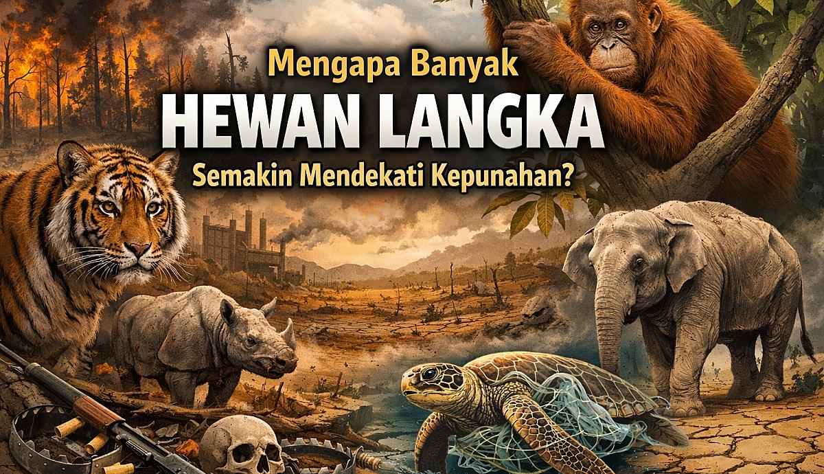 Mengapa Banyak Hewan Langka Semakin Mendekati Kepunahan?
