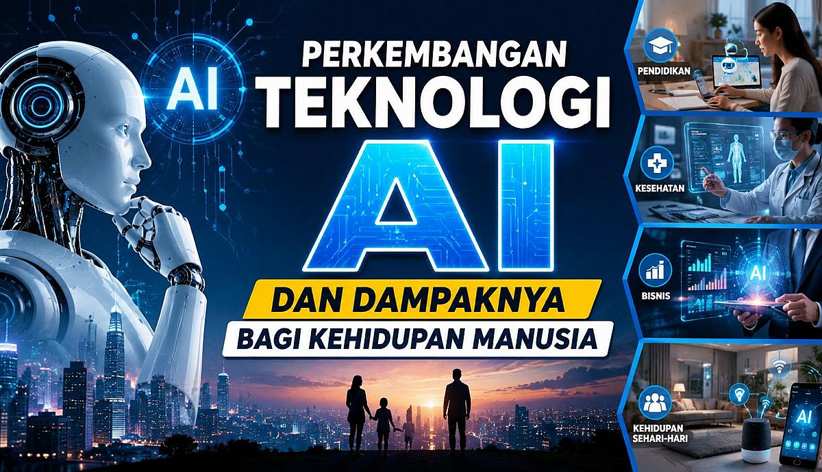 Perkembangan Teknologi AI dan Dampaknya bagi Kehidupan Manusia