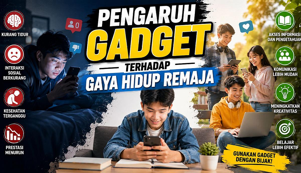 Pengaruh Gadget terhadap Gaya Hidup Remaja