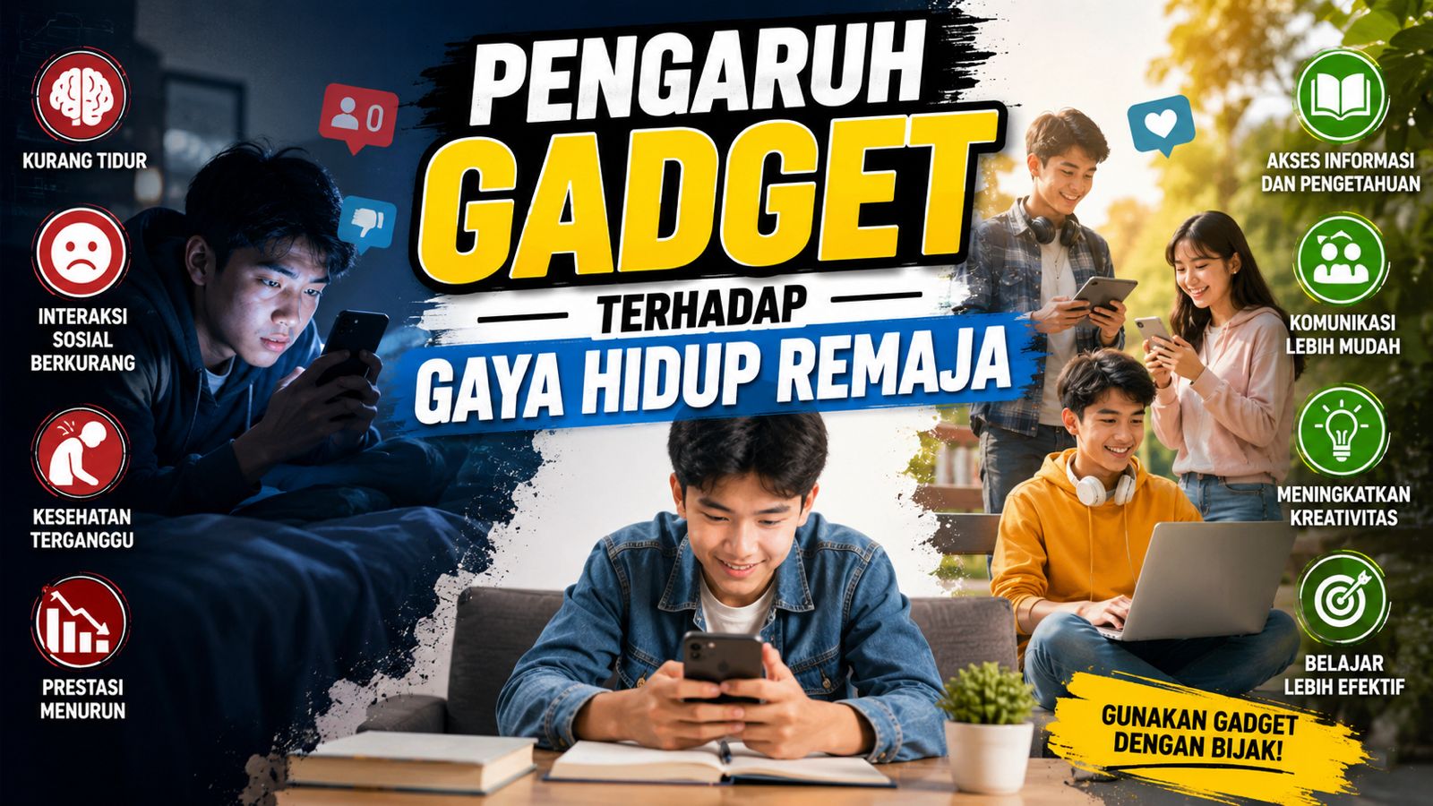 Pengaruh Gadget terhadap Gaya Hidup Remaja