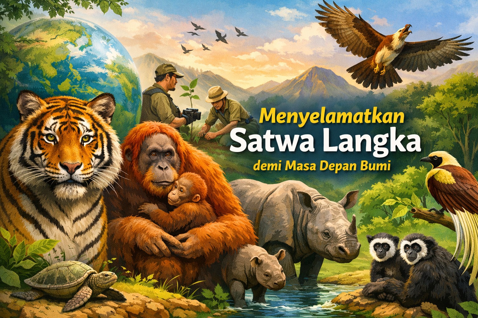 Menyelamatkan Satwa Langka demi Masa Depan Bumi