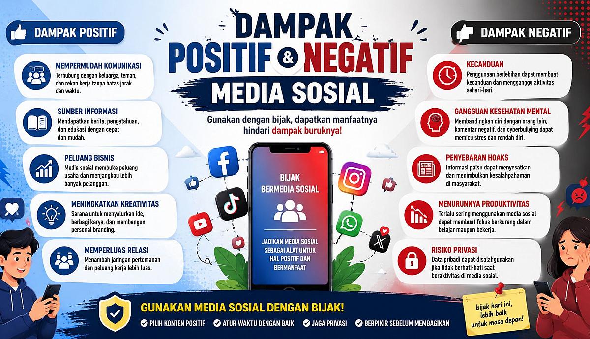 Dampak Positif dan Negatif Media Sosial