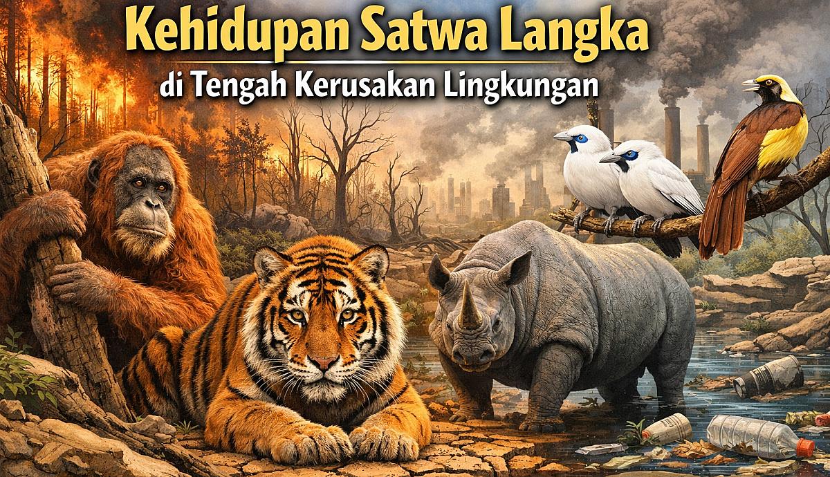 Kehidupan Satwa Langka di Tengah Kerusakan Lingkungan