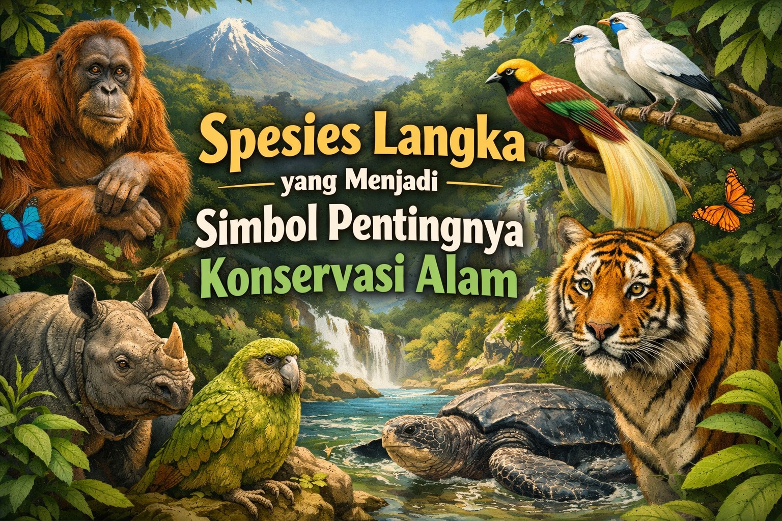 Spesies Langka yang Menjadi Simbol Pentingnya Konservasi Alam