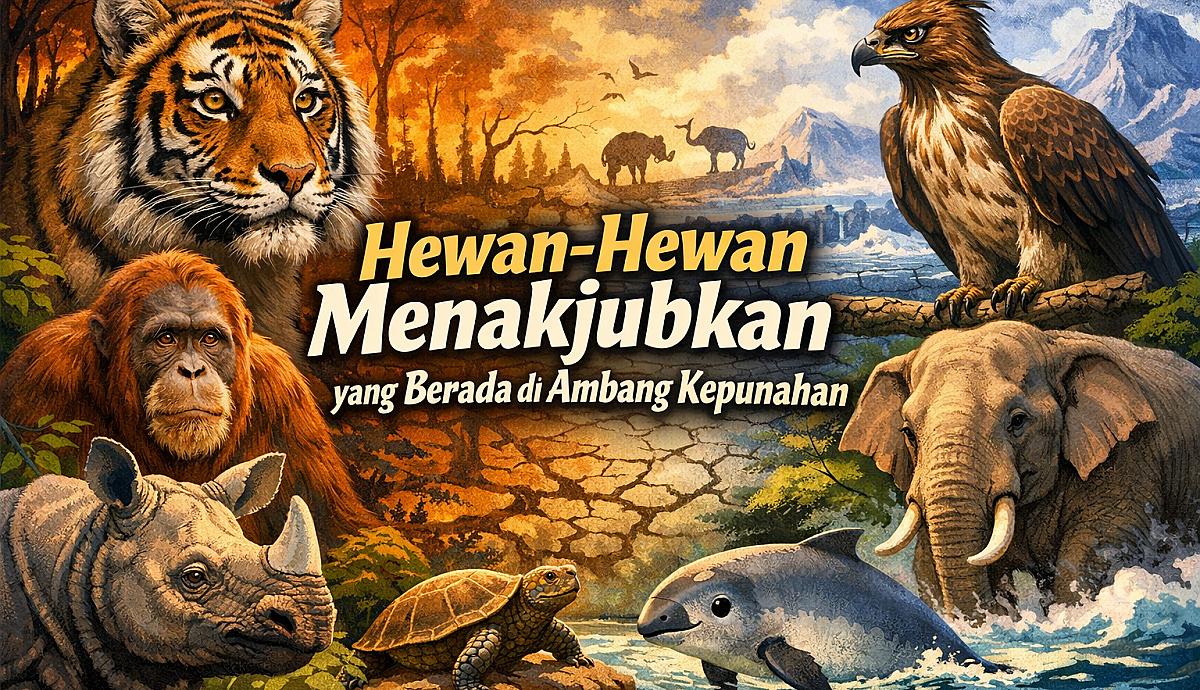 Hewan-Hewan Menakjubkan yang Berada di Ambang Kepunahan