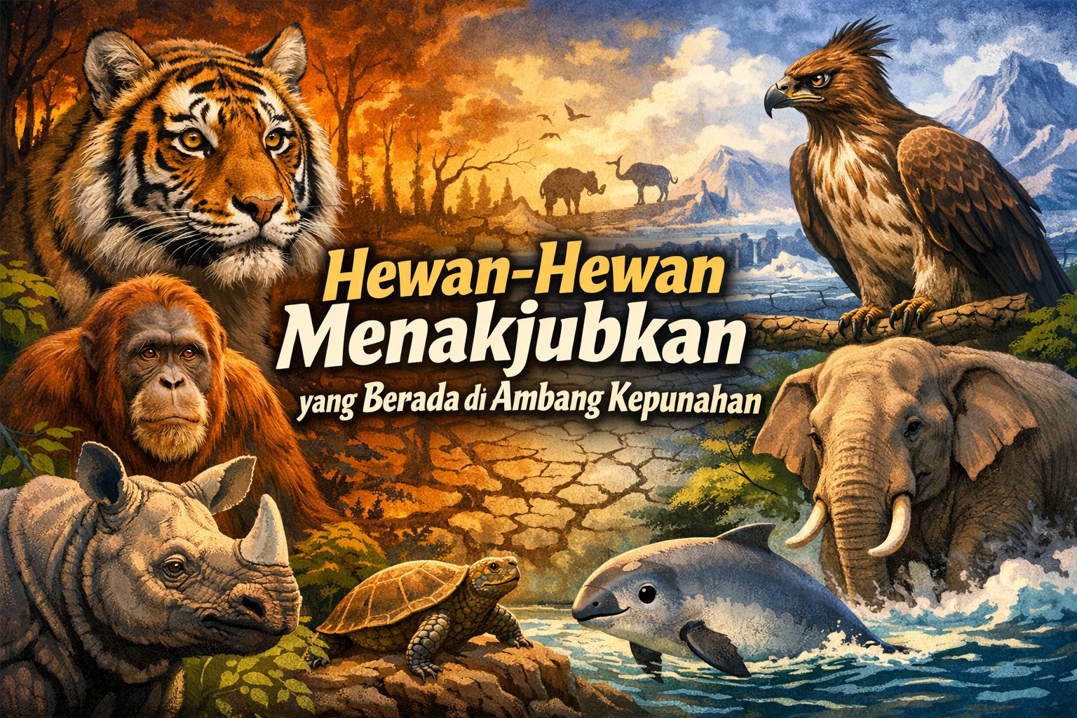 Hewan-Hewan Menakjubkan yang Berada di Ambang Kepunahan