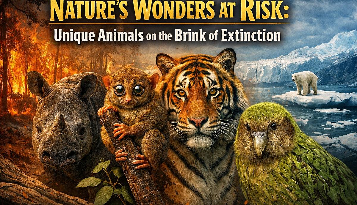 Nature’s Wonders at Risk: Unique Animals on the Brink of Extinction