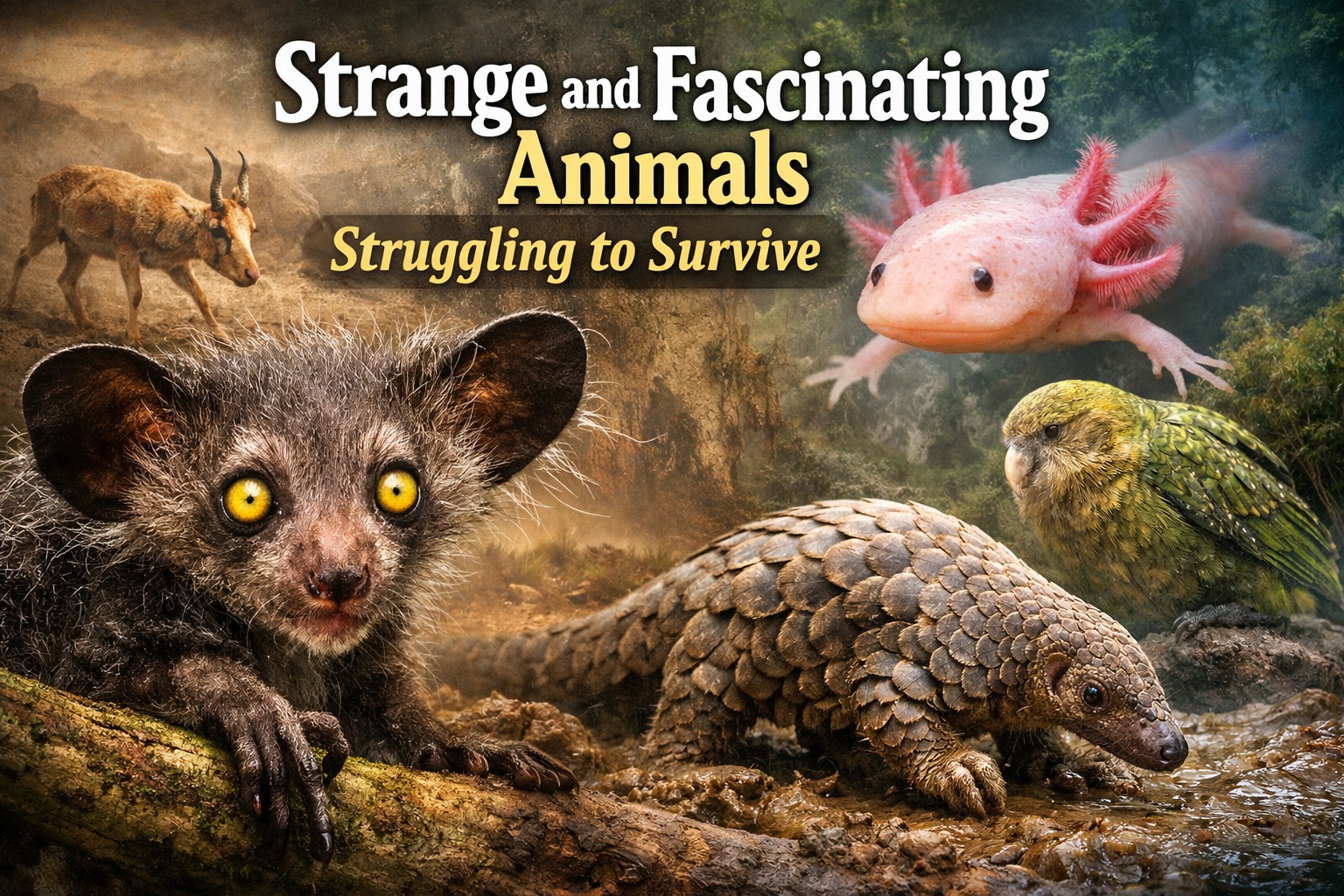 Strange and Fascinating Animals Struggling to Survive