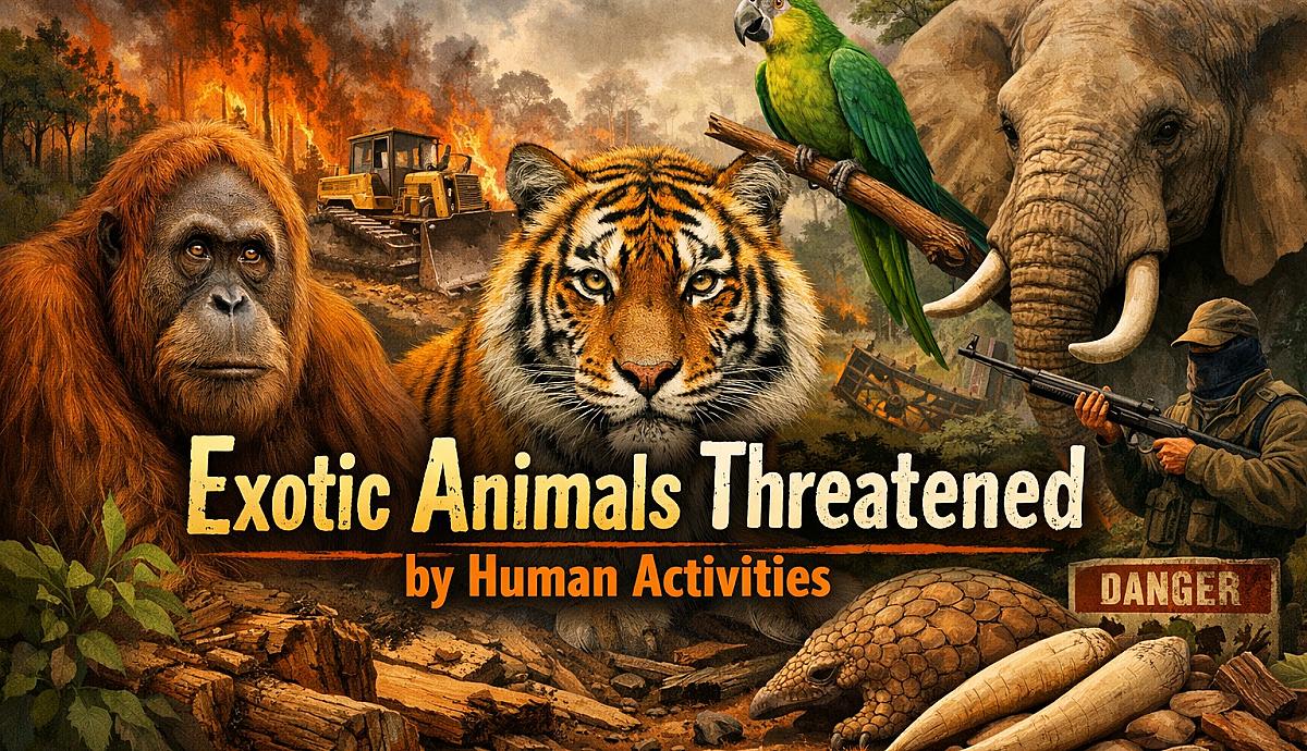 Exotic Animals Threatened by Human Activities