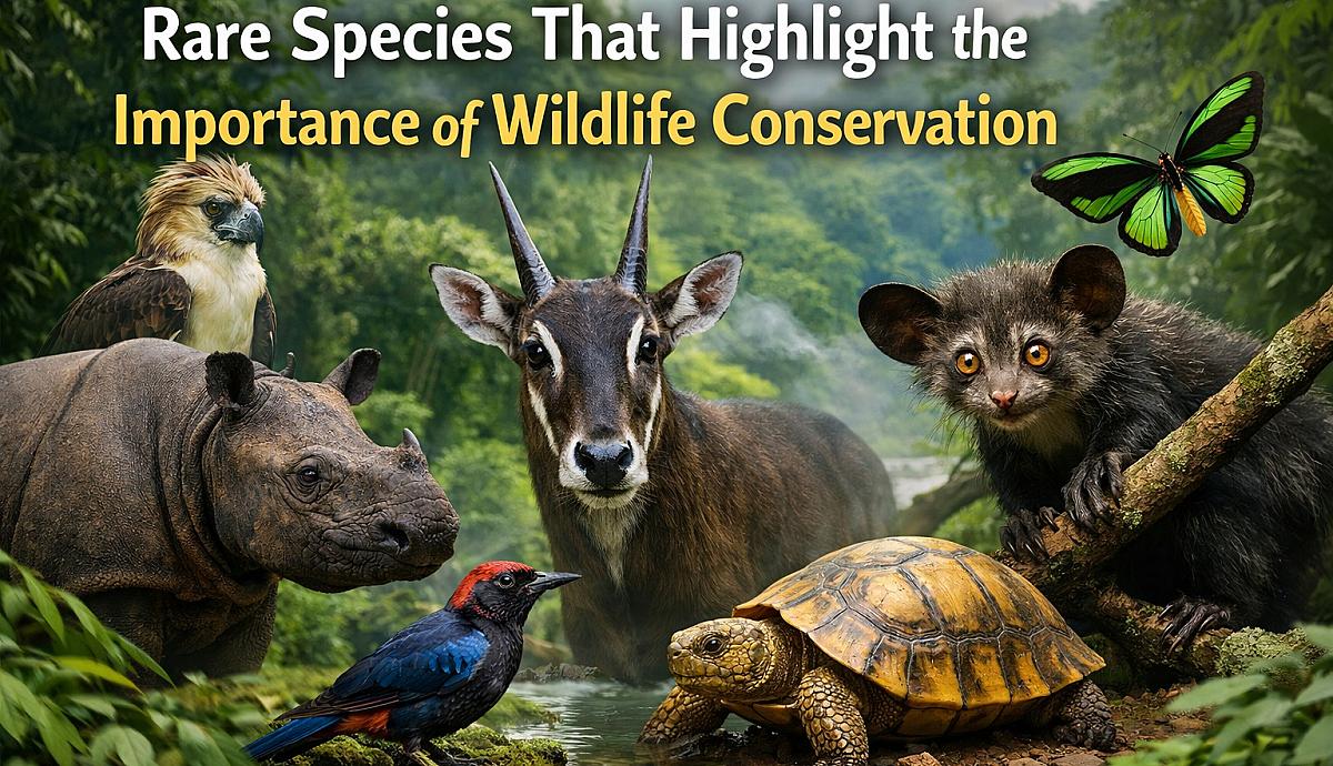 Rare Species That Highlight the Importance of Wildlife Conservation