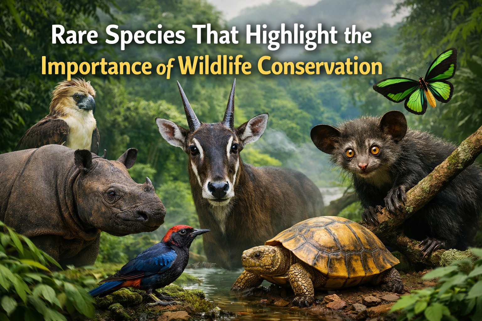 Rare Species That Highlight the Importance of Wildlife Conservation