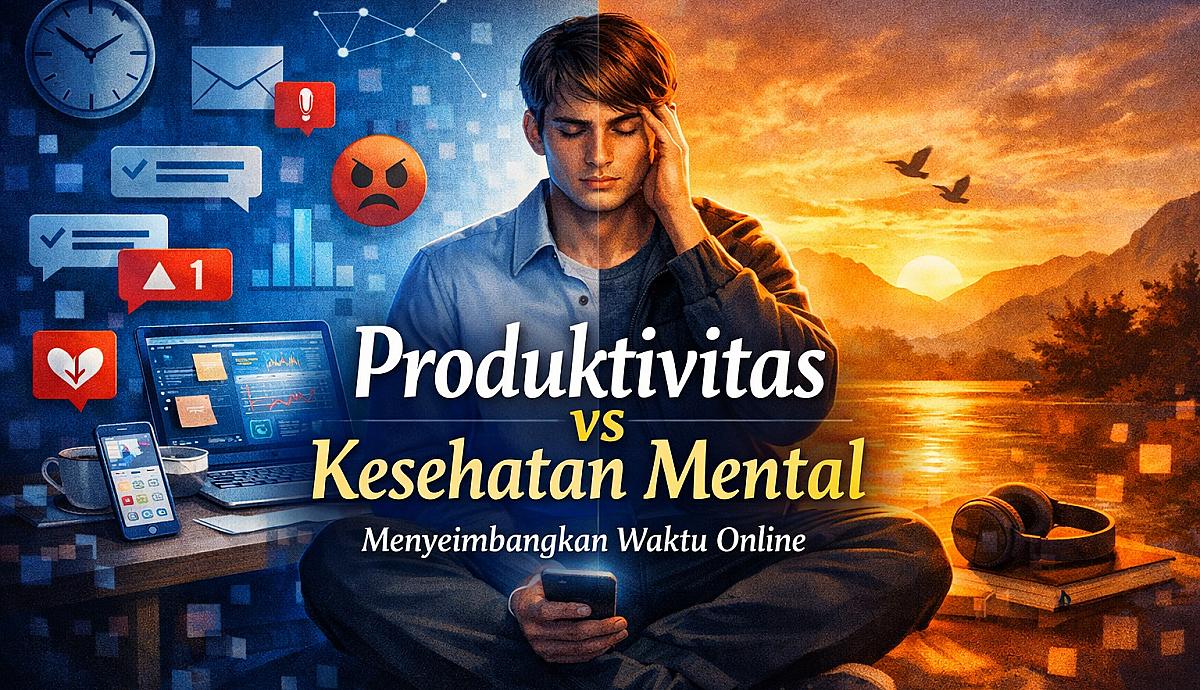 Produktivitas vs Kesehatan Mental: Menyeimbangkan Waktu Online
