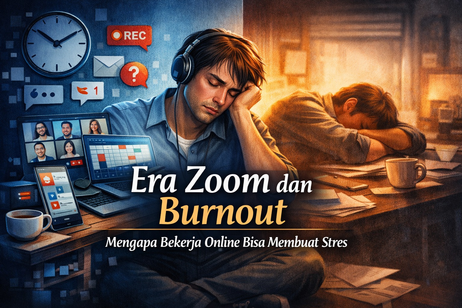 Era Zoom dan Burnout: Mengapa Bekerja Online Bisa Membuat Stres