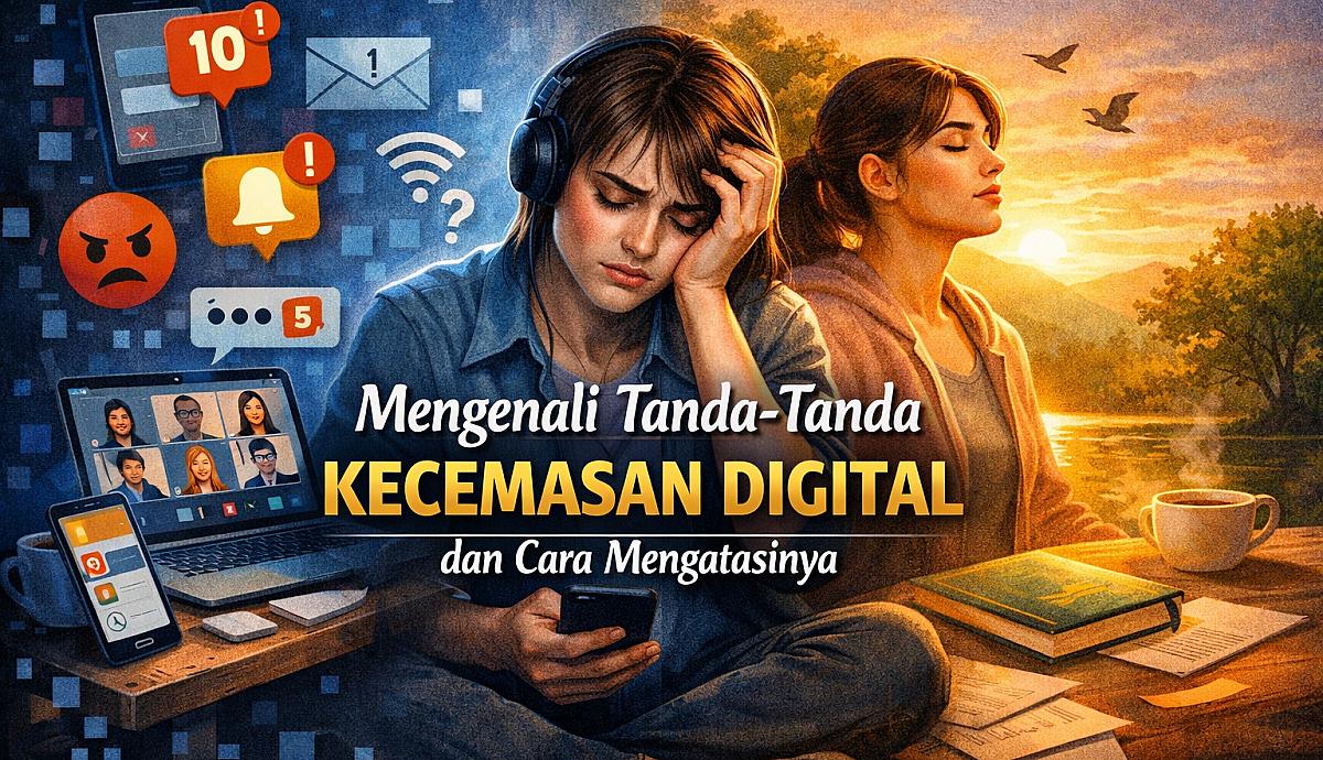 Mengenali Tanda-Tanda Kecemasan Digital dan Cara Mengatasinya