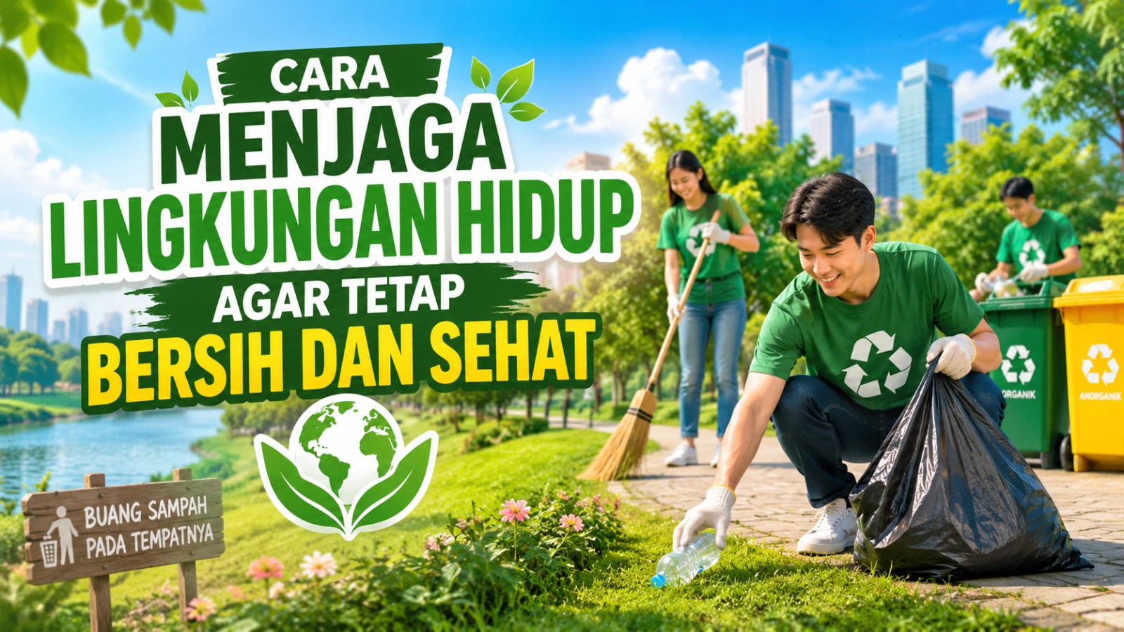 Cara Menjaga Lingkungan Hidup agar Tetap Bersih dan Sehat