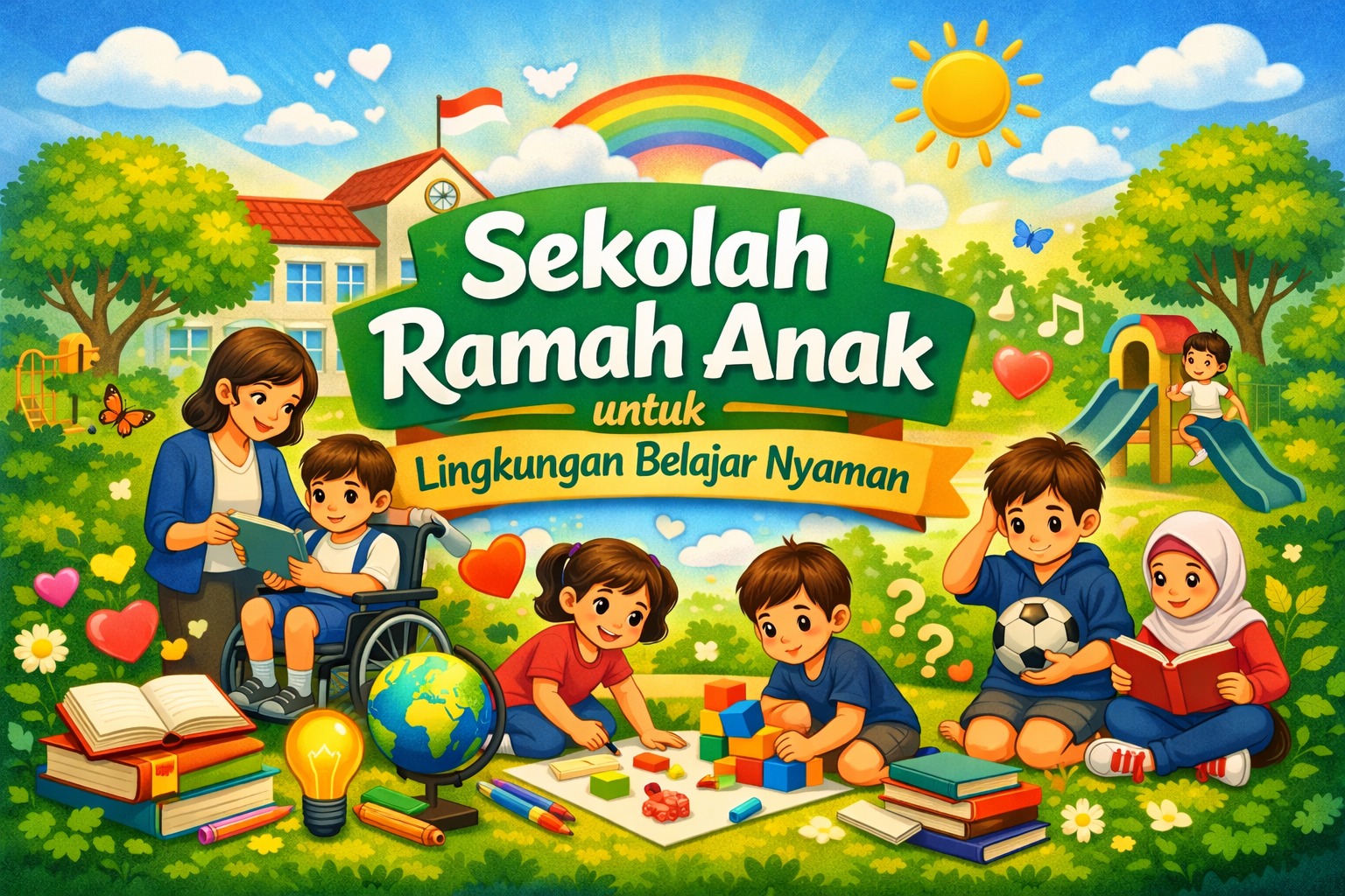 Sekolah Ramah Anak untuk Lingkungan Belajar Nyaman