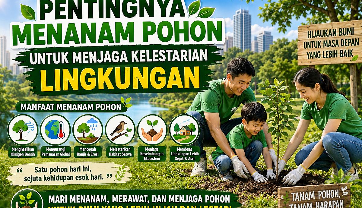 Pentingnya Menanam Pohon untuk Menjaga Kelestarian Lingkungan