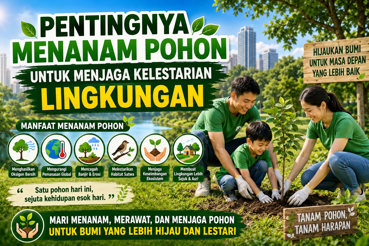Pentingnya Menanam Pohon untuk Menjaga Kelestarian Lingkungan