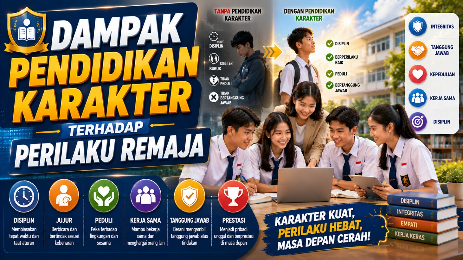Dampak Pendidikan Karakter terhadap Perilaku Remaja