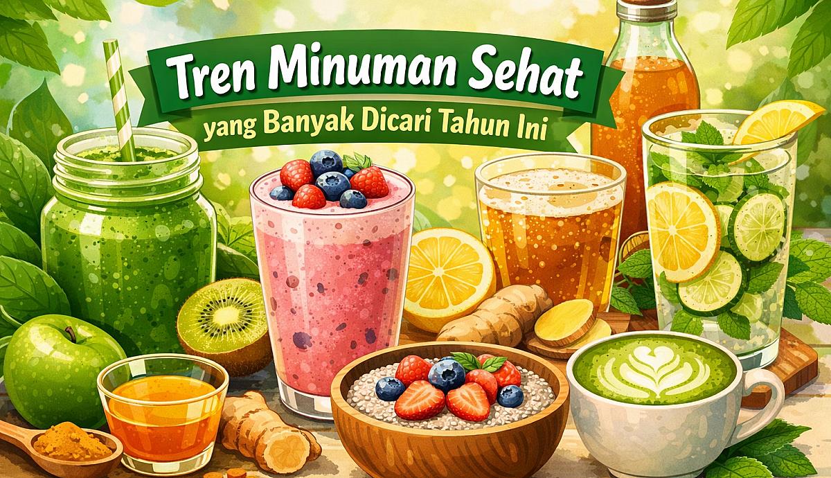 Tren Minuman Sehat yang Banyak Dicari Tahun Ini