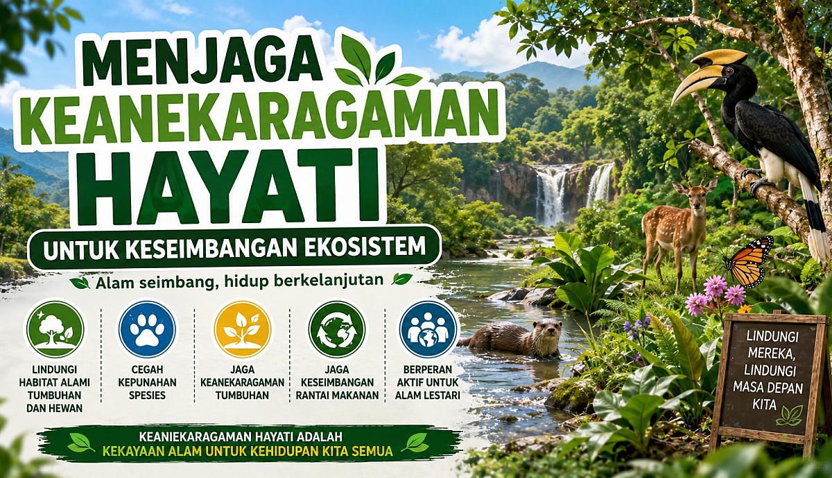 Menjaga Keanekaragaman Hayati untuk Keseimbangan Ekosistem