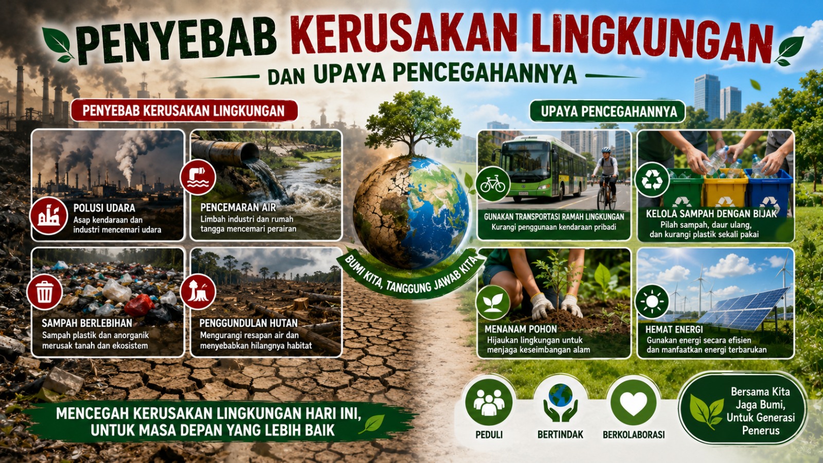Penyebab Kerusakan Lingkungan dan Upaya Pencegahannya