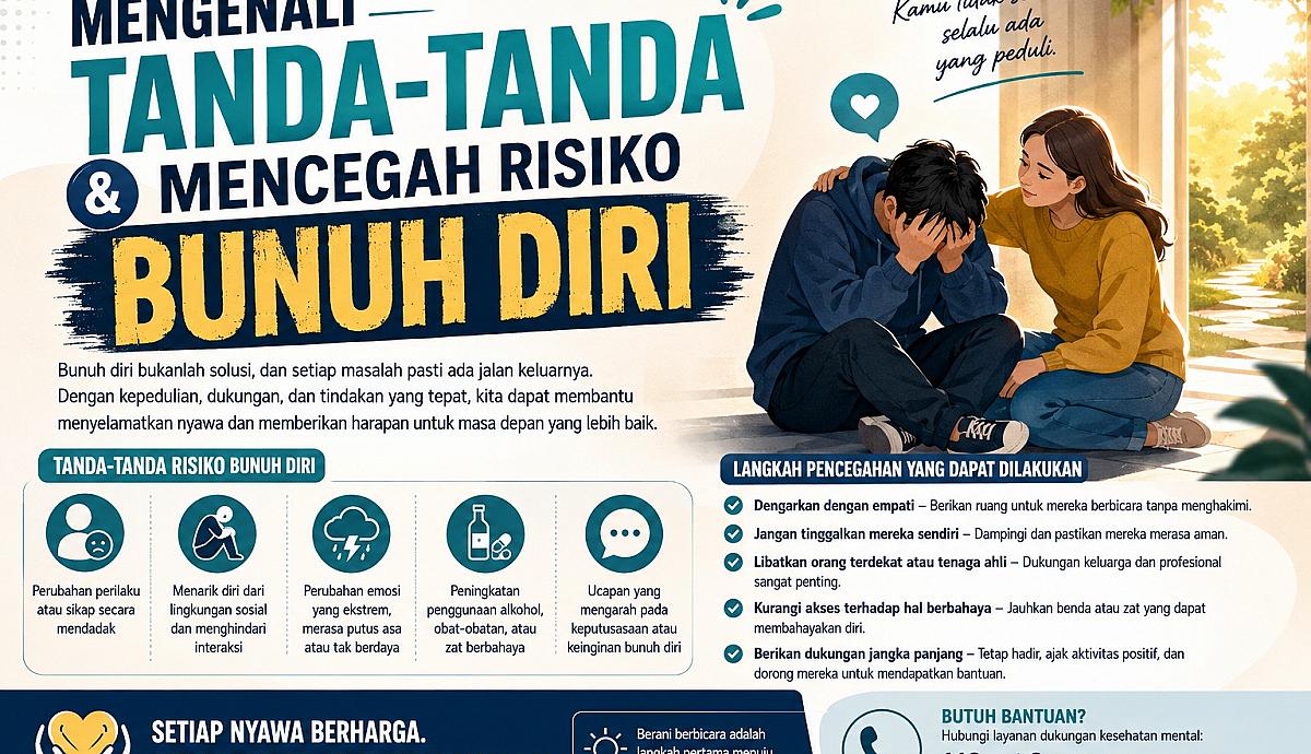 Mengenali Tanda-tanda dan Mencegah Risiko Bunuh Diri