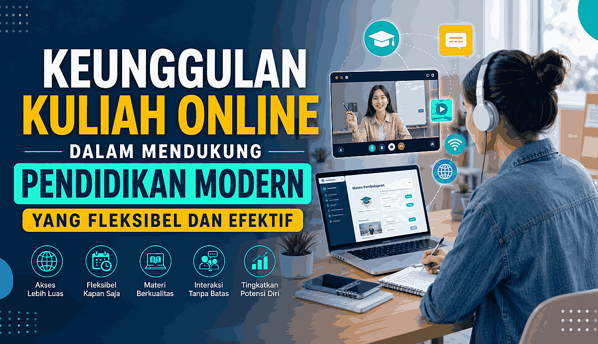 Keunggulan Kuliah Online dalam Mendukung Pendidikan Modern yang Fleksibel dan Efektif