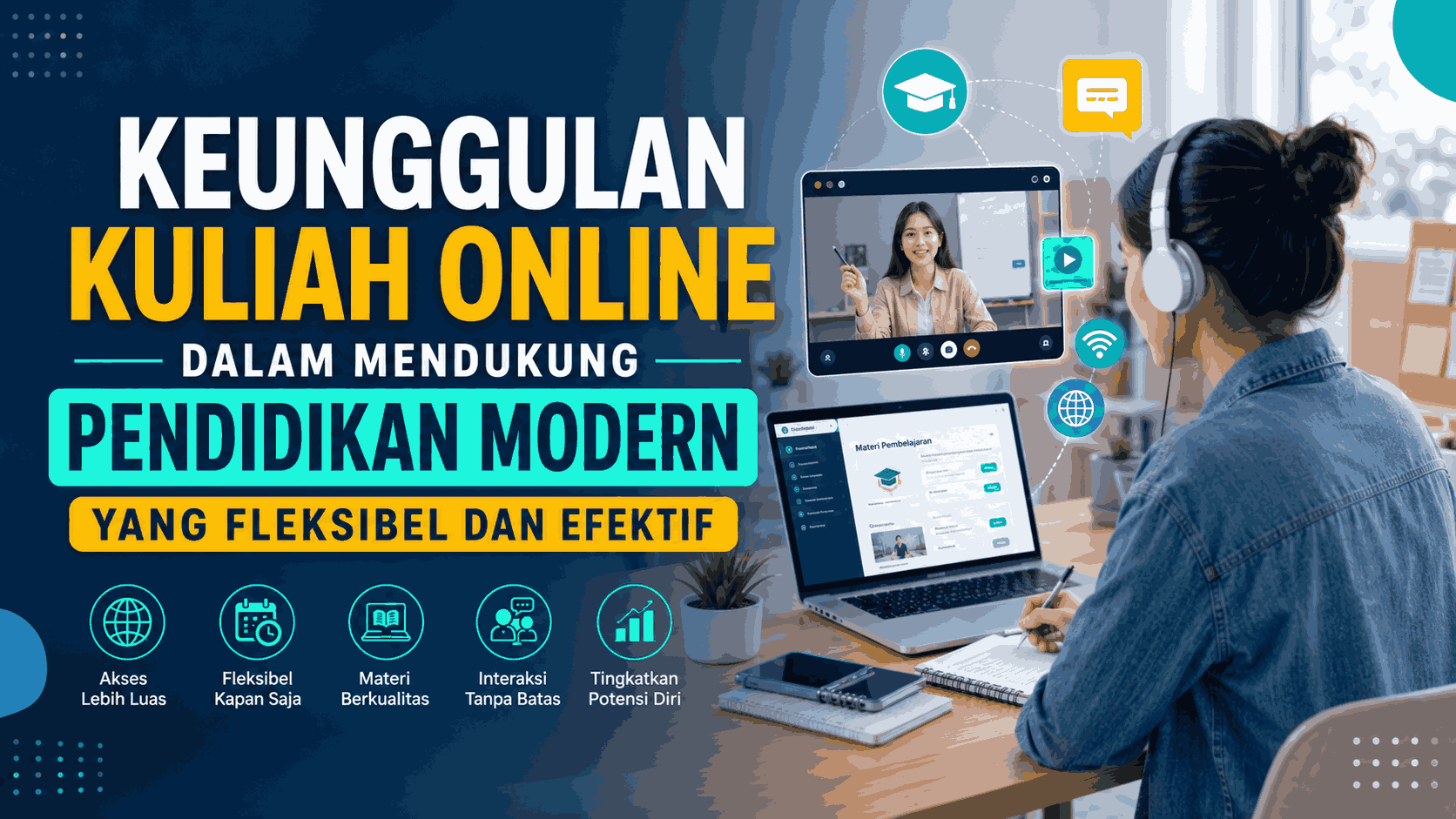 Keunggulan Kuliah Online dalam Mendukung Pendidikan Modern yang Fleksibel dan Efektif