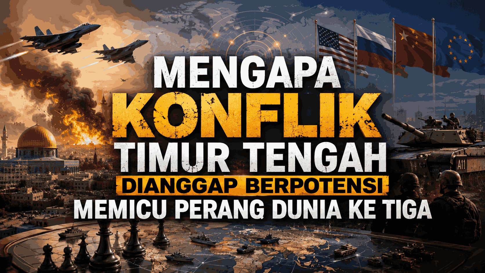 Mengapa Konflik Timur Tengah Dianggap Berpotensi Memicu Perang Dunia Ke Tiga?
