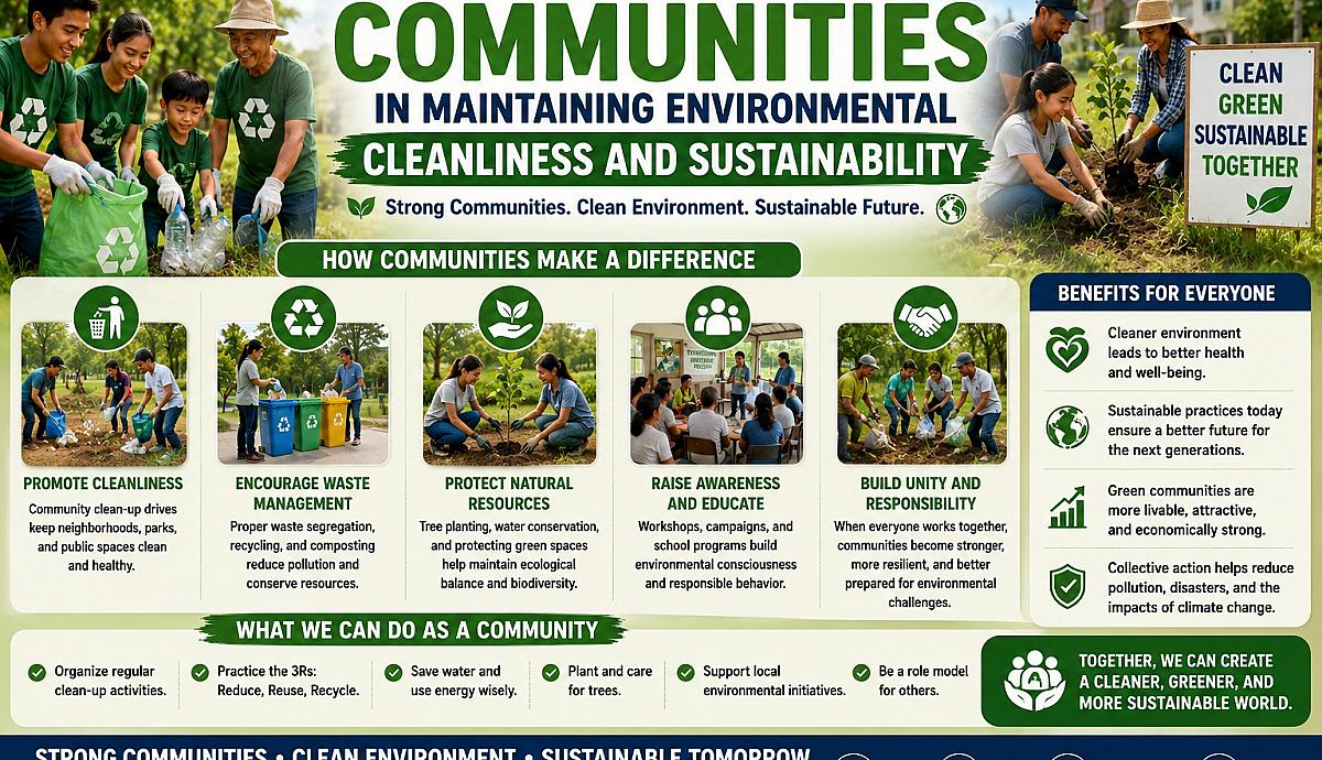 The Role of Communities in Maintaining Environmental Cleanliness and Sustainability
