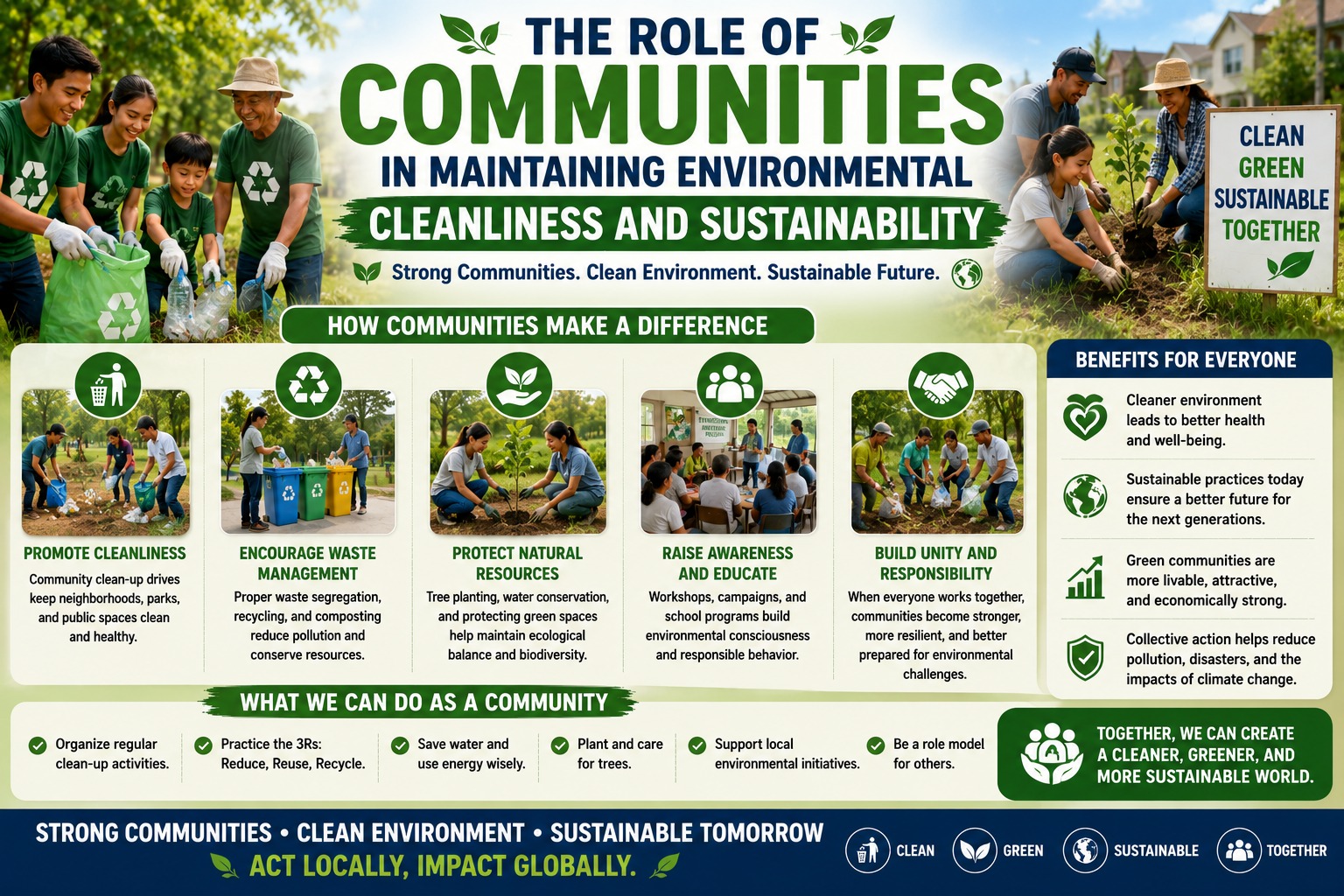 The Role of Communities in Maintaining Environmental Cleanliness and Sustainability
