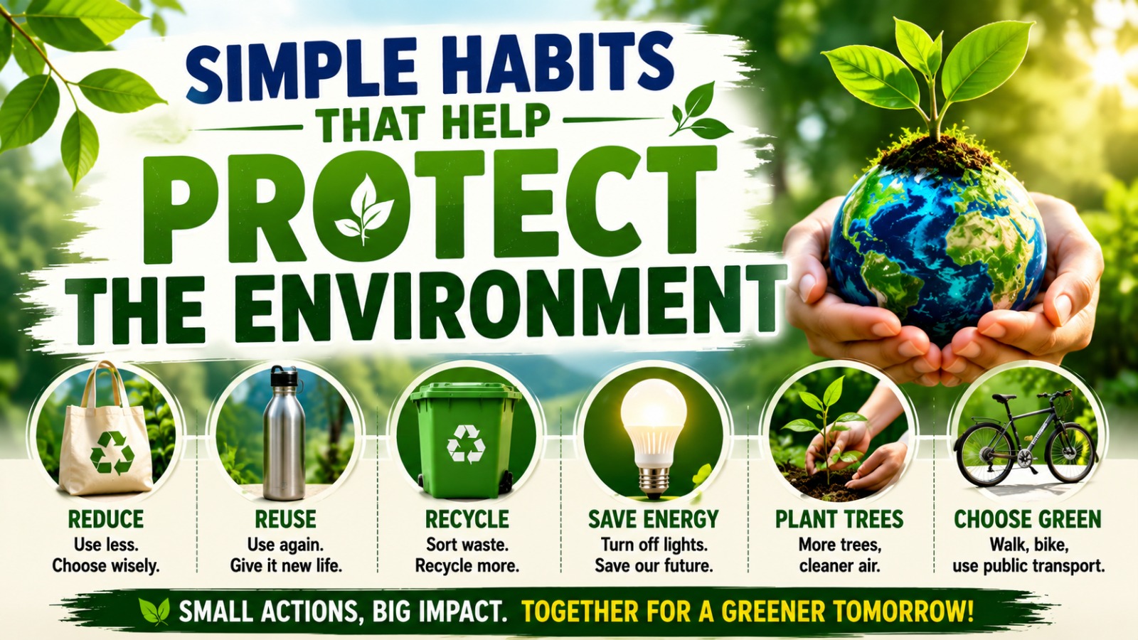 Simple Habits That Help Protect the Environment