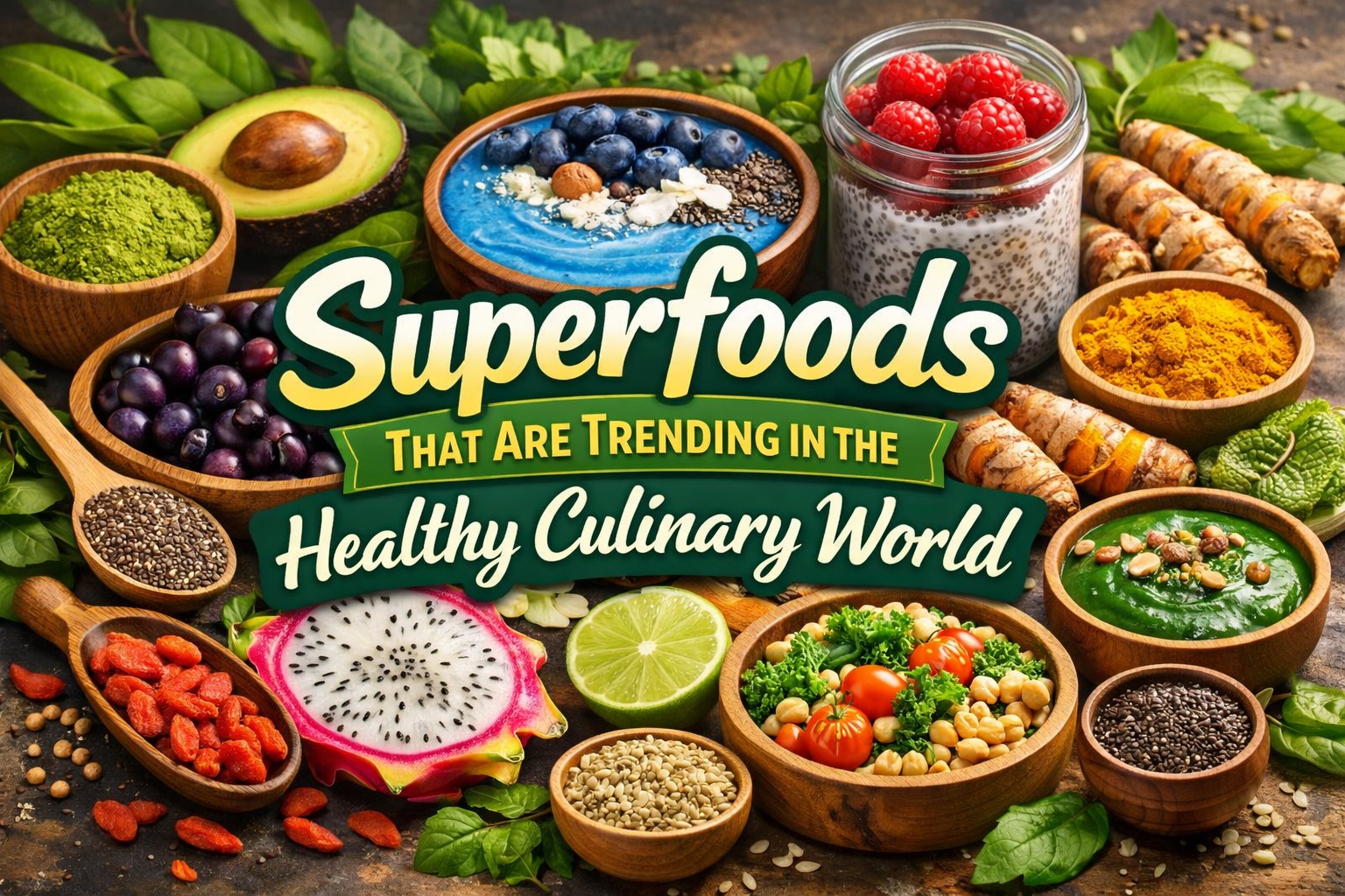 Superfoods That Are Trending in the Healthy Culinary World