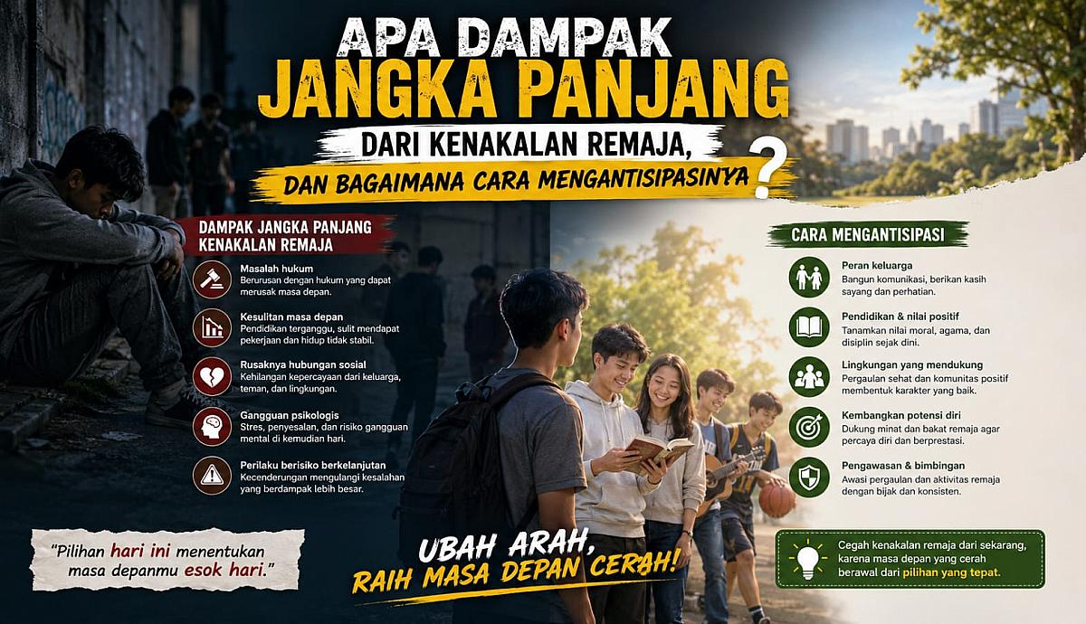 Apa Dampak Jangka Panjang dari Kenakalan Remaja, dan Bagaimana Cara Mengantisipasinya?