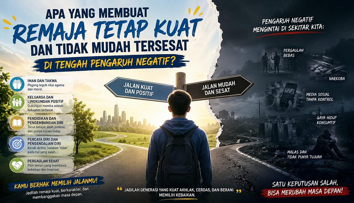 Apa yang Membuat Remaja Tetap Kuat dan Tidak Mudah Tersesat di Tengah Pengaruh Negatif?