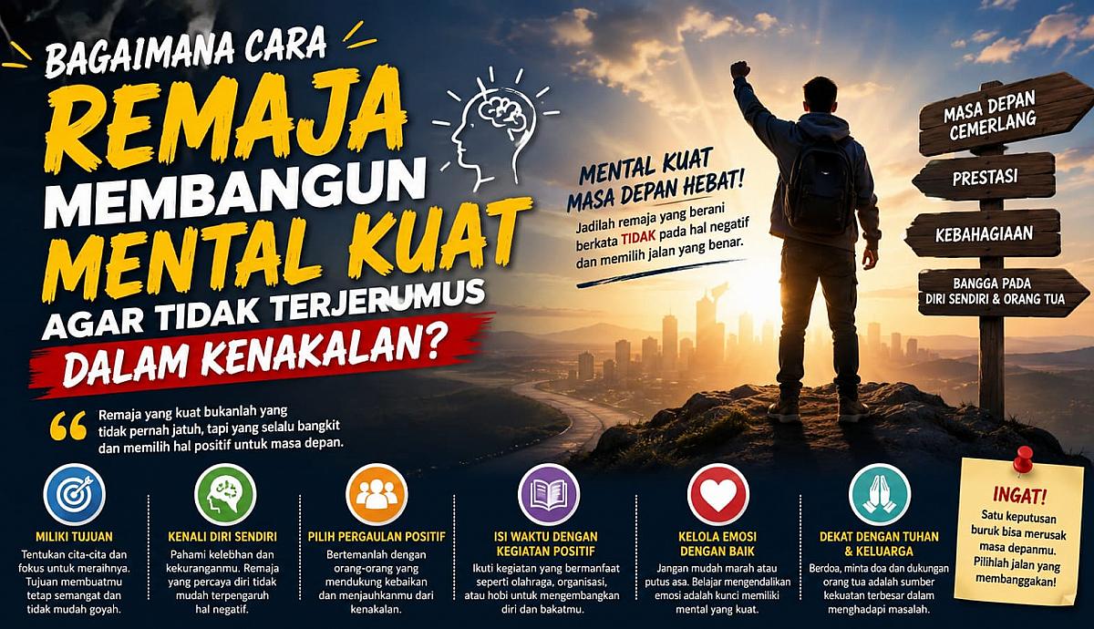 Bagaimana Cara Remaja Membangun Mental Kuat agar Tidak Terjerumus dalam Kenakalan?