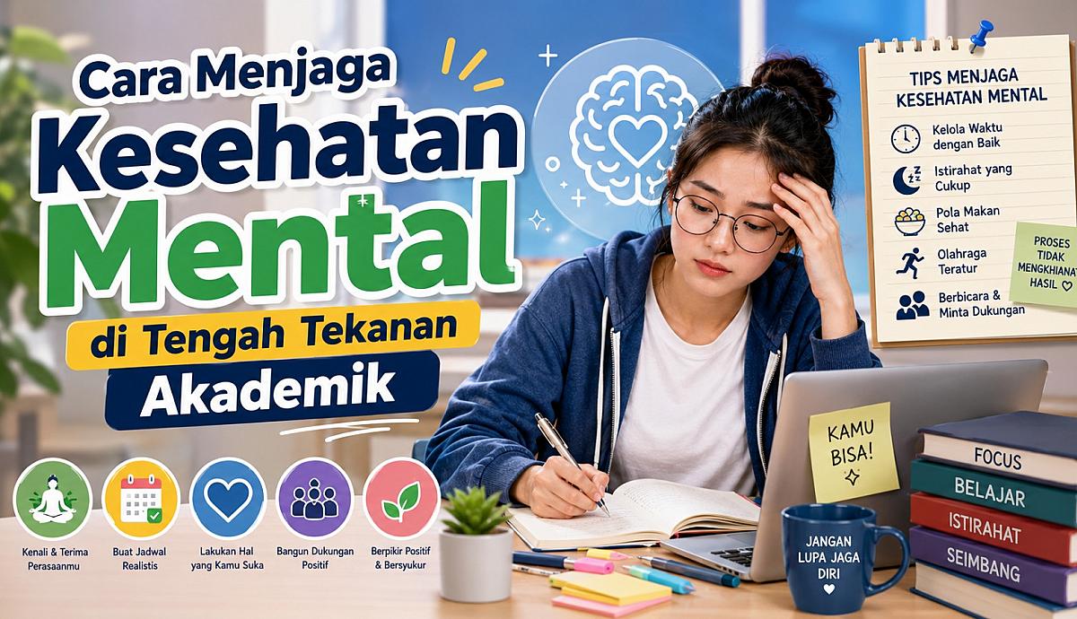 Cara Menjaga Kesehatan Mental di Tengah Tekanan Akademik