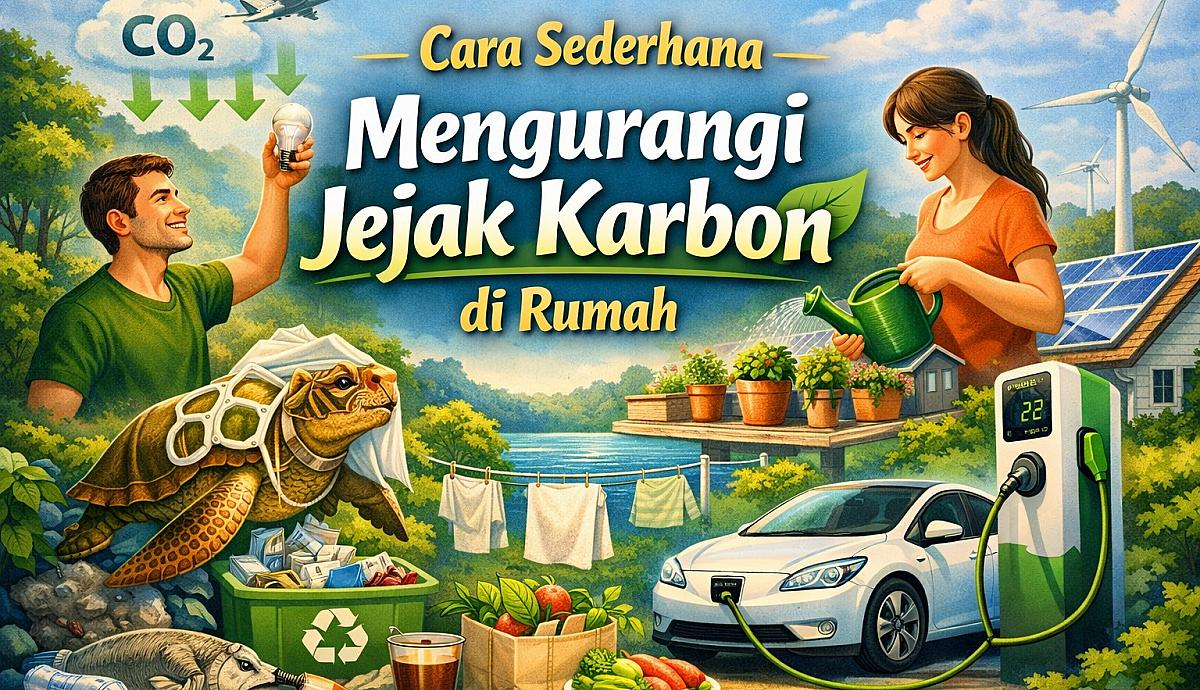 Cara Sederhana Mengurangi Jejak Karbon di Rumah