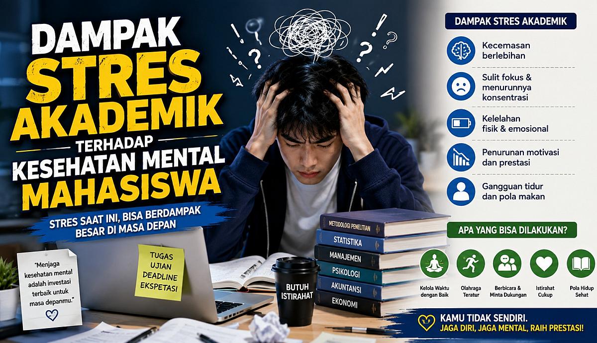 Dampak Stres Akademik terhadap Kesehatan Mental Mahasiswa