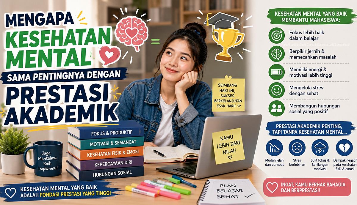Mengapa Kesehatan Mental Sama Pentingnya dengan Prestasi Akademik
